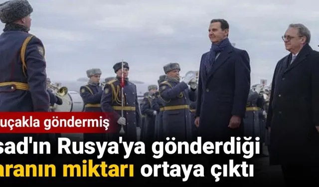 Esad'ın Rusya'ya gönderdiği paranın miktarı ortaya çıktı. 21 uçakla göndermiş