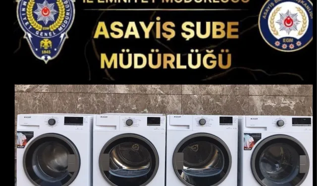 Adıyaman konteyner kentte çamaşır makinesi hırsızları yakalandı