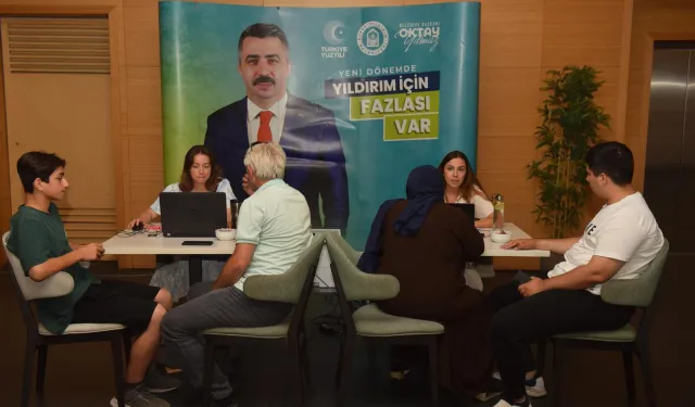 Bursa Yıldırım'da öğrenciler tercih desteği