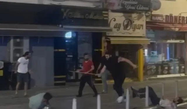 Düzce Şerefiye’de sokak ortasında çıkan kavga şaşırttı!