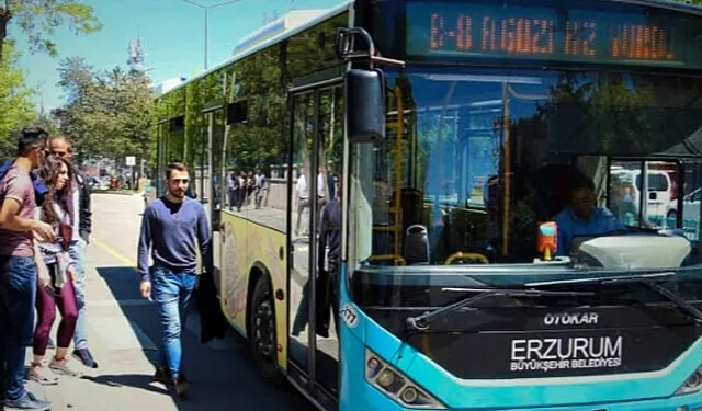 Erzurum'da toplu ulaşıma Başkan Mehmet Sekmen müdahalesi