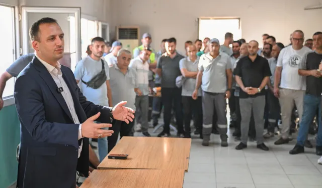 İzmir Bornova'da emekçilere anlamlı ziyaret
