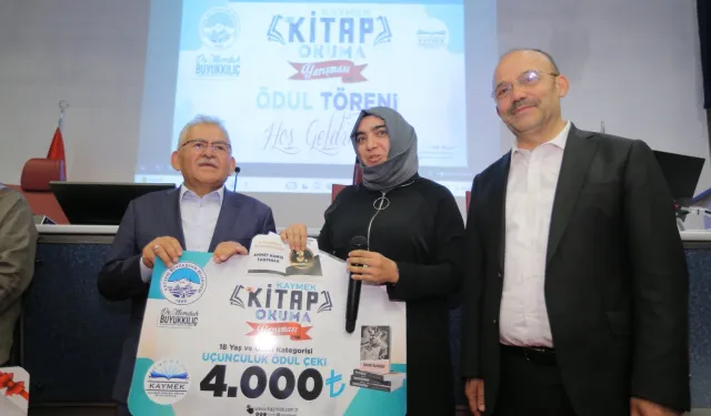 KAYMEK'in kitap okuma ödülleri yüzde 25 arttı