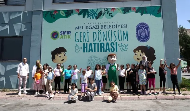 Kayseri Melikgazi'de geri dönüşüm için farkındalık eğitimi