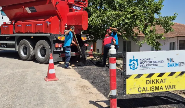 Kocaeli'de güvenli ve konforlu yollar için hızlı müdahale