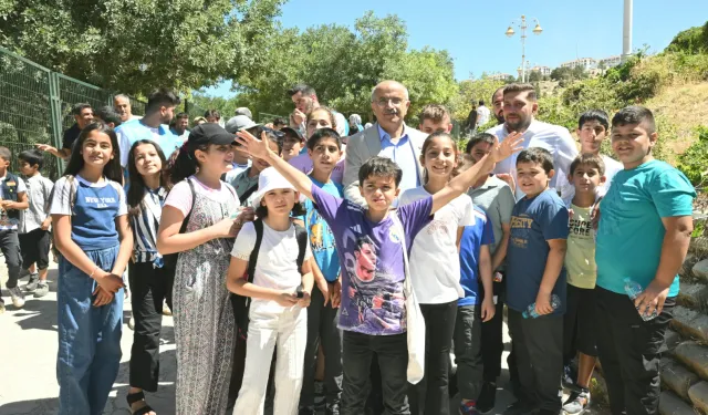 Malatya'da öğrencilerin “Yaz Seninle Güzel” programı keyfi