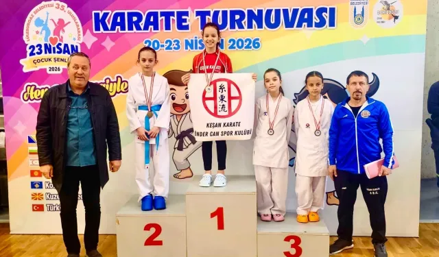 Karatecilerden Keşan'a madalya yağmuru