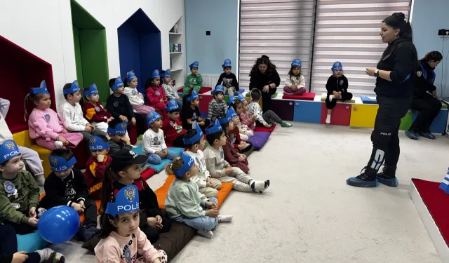 Kayseri Büyükşehir'den miniklere polislik eğitimi