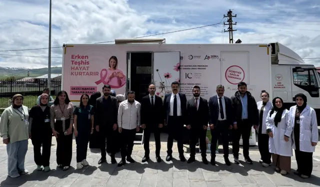 Ağrı İl Sağlık'tan mobil kanser tarama hizmetlerine yerinde inceleme