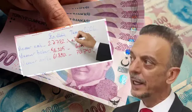 Emekli ve memur için tek tek tahtada hesapladı: Tahmini zamlı maaş