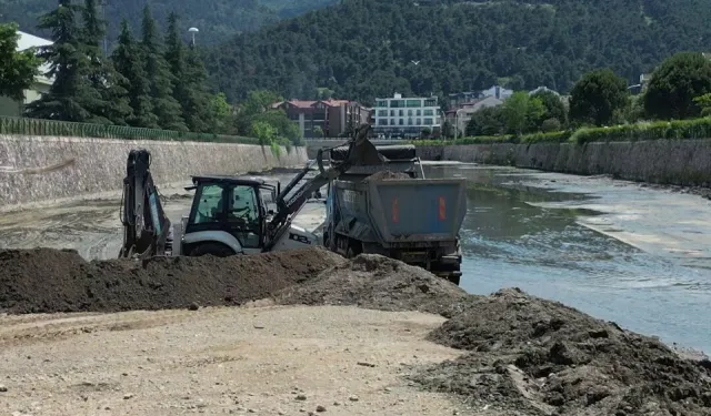 Bursa Nilüfer Çayı'nda temizlik çalışmaları tamamlandı
