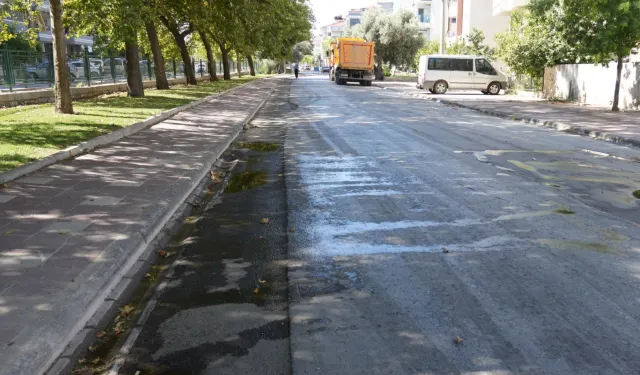 Muğla Milas'ta Ahmet Yesevi Caddesi yenileniyor