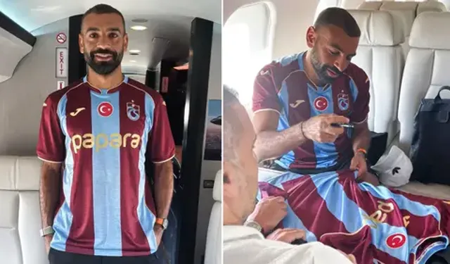 Trabzonspor'un yeni transferi Mohamed Salah İstanbul'da! İşte Salah'ın ilk sözleri