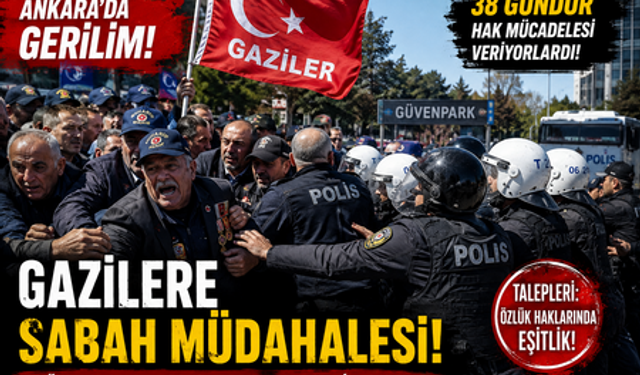 Gazilere Sabah Müdahalesi! Güvenpark'ta Gerilim Tırmandı