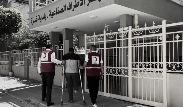 Türk Kızılay'dan Gazze'de ampüte bireylere protez desteği