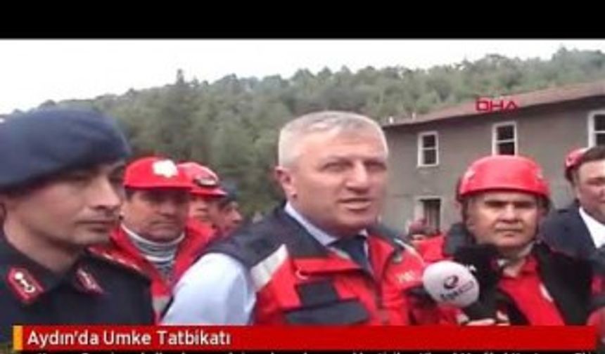 Aydın Bozdoğan’da UMKE Tatbikatı