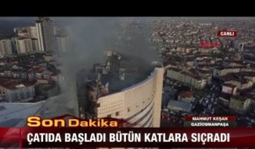 Taksim İlkyardım Hastanesi'nde yangın!