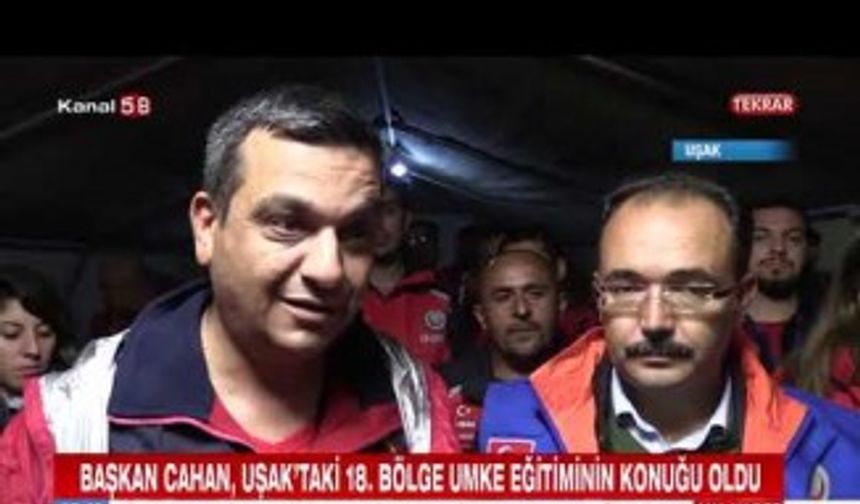 UŞAK'TA 18. BÖLGE UMKE TATBİKAT VE EĞİTİMİ