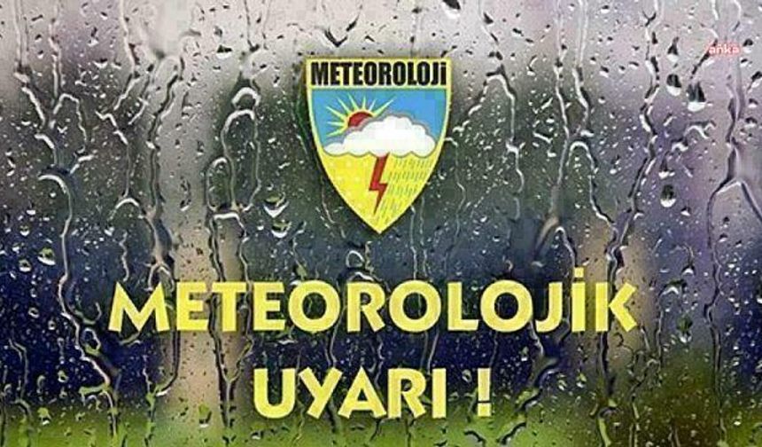 Meteoroloji'den, yarın için Doğu Anadolu'da kuvvetli yağış uyarısı
