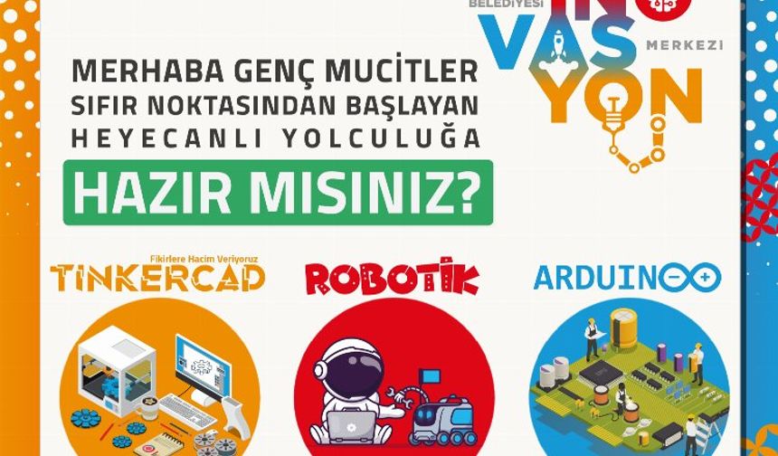 Kayseri'de İnovasyon Merkezi genç mucitleri bekliyor!