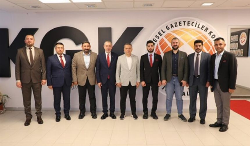 Türkmen Bakan Maruf ve heyetinden KGK ziyareti