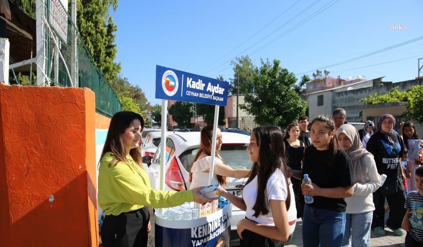 Ceyhan Belediyesi’nden LGS sınavına giren öğrencilere destek 
