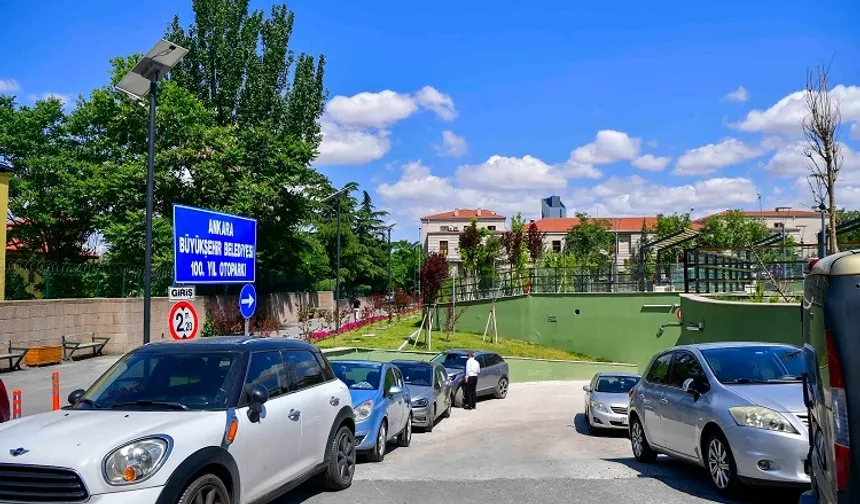 Ankara 100. Yıl Otoparkı hizmete açıldı