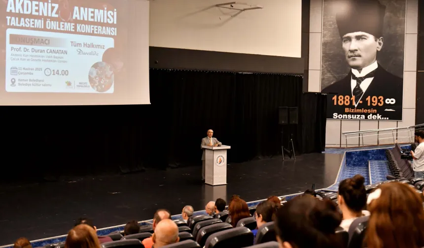 Antalya Muratpaşa'da 'Akdeniz Anemisi' farkındalığı