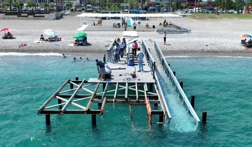 Antalya'da 'Engelsiz Plaj' yeni sezona hazırlanıyor