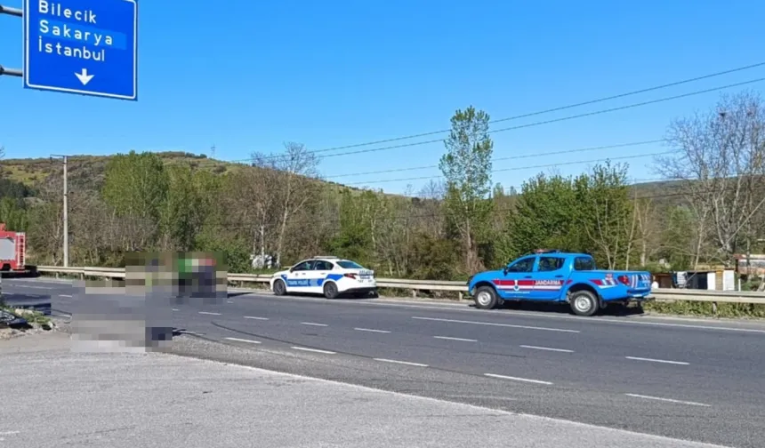 Bilecik Pazaryeri D-650 karayolunda yol yapım çalışması