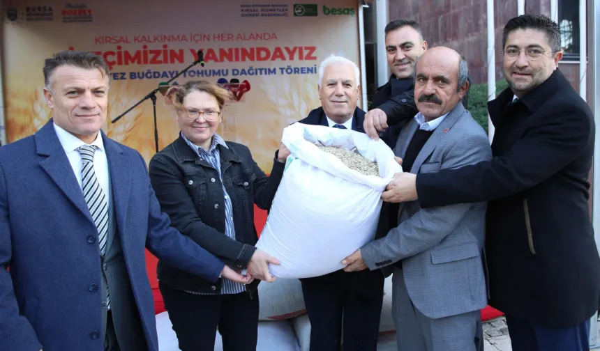 Bursa Büyükşehir’den kırsala önemli destek