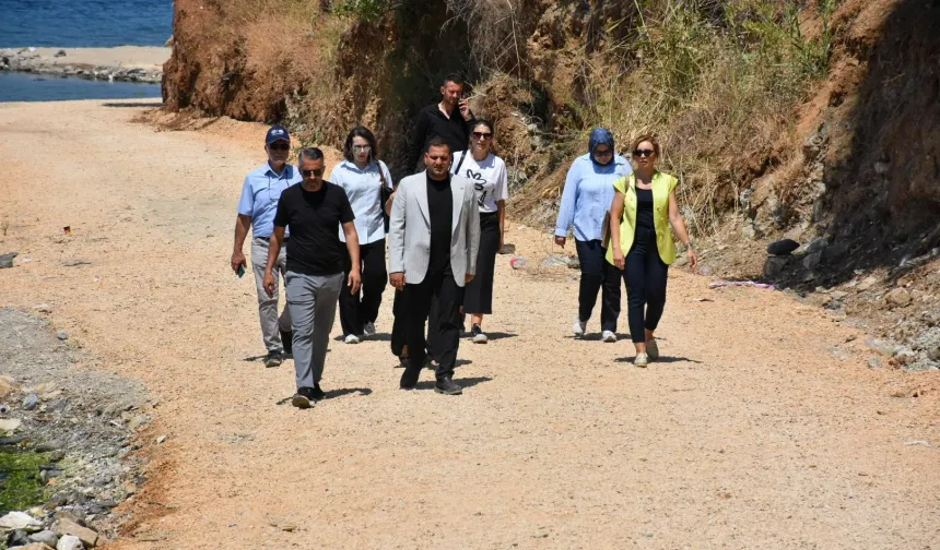 Bursa Gemlik’te yeni sahil yolu için altyapı hazırlığı