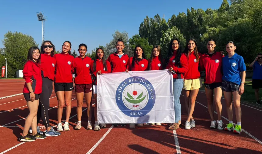 Bursa Nilüferli atletizmciler Süper Lig’de