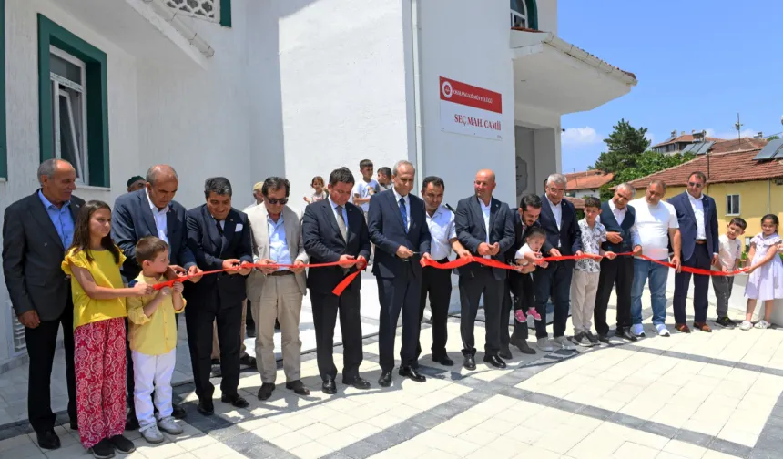 Bursa Osmangazi’de Seçköy Mahallesi Camii ibadete açıldı