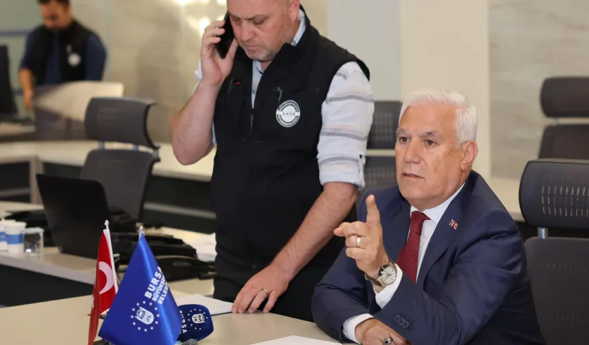 Bursa'da Başkan Bozbey'den 'anız' uyarısı