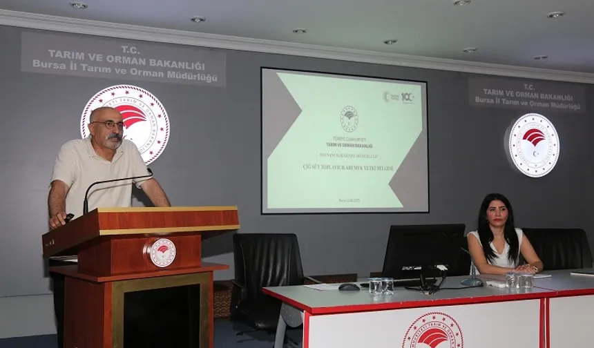 Bursa’da çiğ süt toplayıcıları için eğitim ve teknik gezi