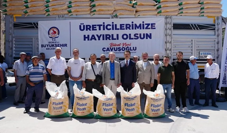 Denizli Büyükşehir’den küçük üreticiye büyük destek