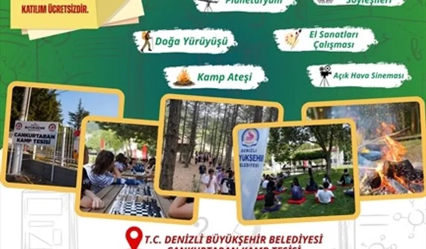 Denizli Büyükşehir’den liselilere özel yaz kampı