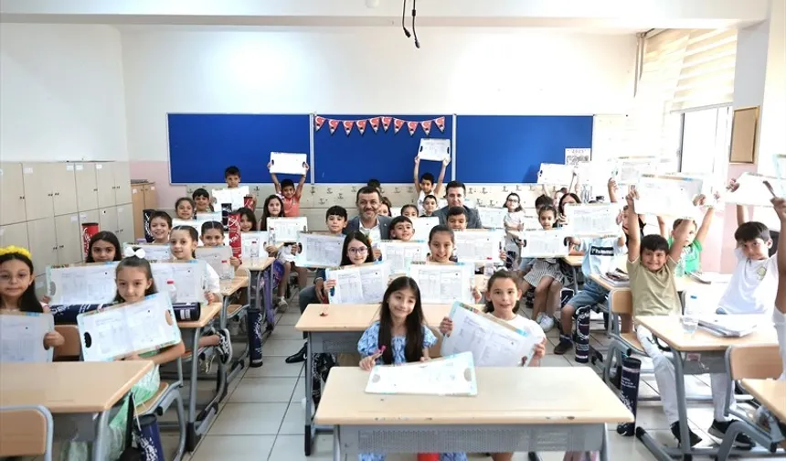 Denizli'de 'büyük' karne coşkusu