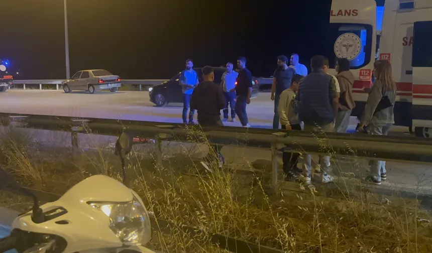 Düzce’de motosikletli kurye kaza kurbanı
