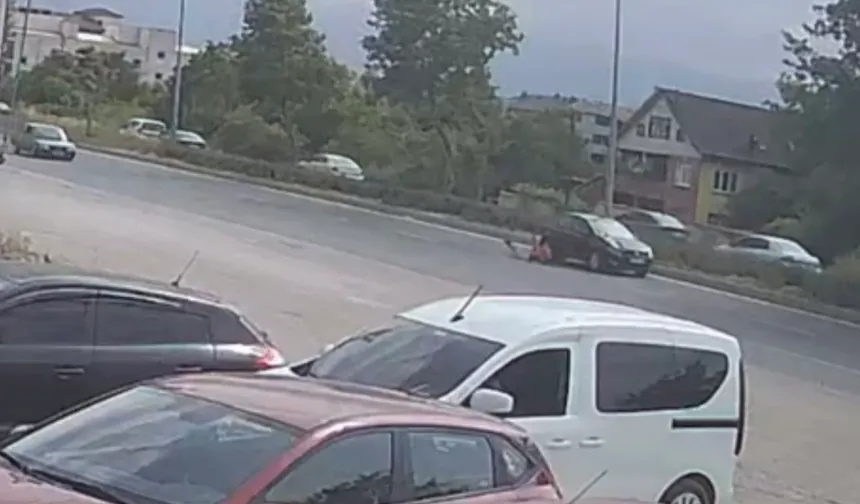 Düzce’de otomobil yayaya çarptı