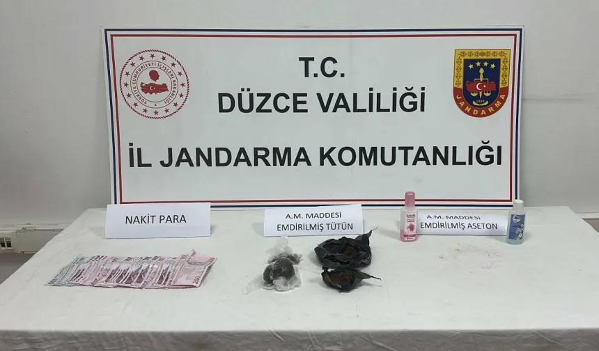 Düzce’de uyuşturucu operasyonu: 2 gözaltı