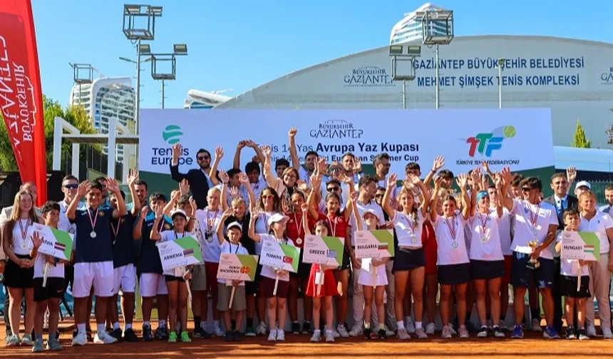 Gaziantep Uluslararası Tenis 14 Yaş Avrupa Yaz Kupası elemeleri tamamlandı