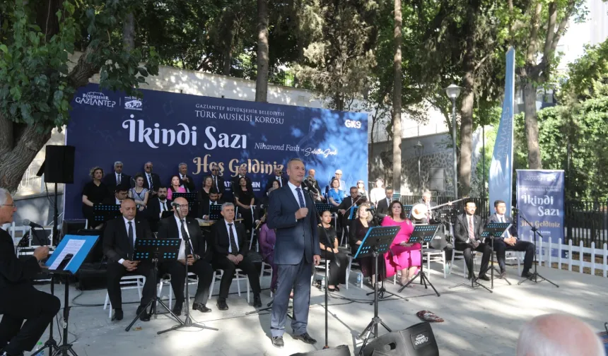 Gaziantep'te İkindi Sazı ile türküler yeniden yankılandı