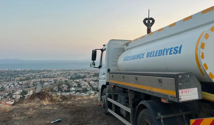 İzmir Güzelbahçe Belediyesi 7/24 yangın teyakkuzunda