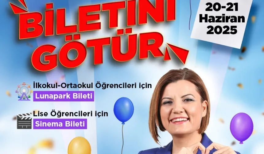 İzmit Belediyesinden öğrencilere tatil hediyesi!