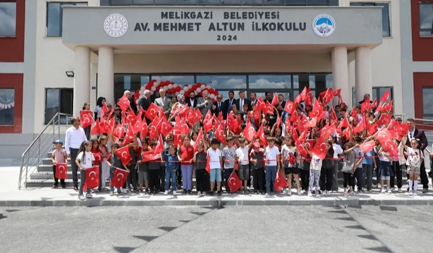 Kayseri Melikgazi'den 3 yeni okul