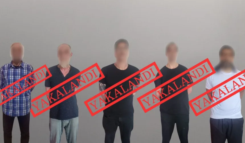 Kırmızı bültenli 5 suçlu daha yakalandı