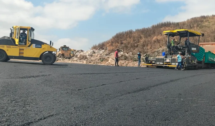 Kocaeli Büyükşehir’den İzaydaş’a yol bakım dokunuşu