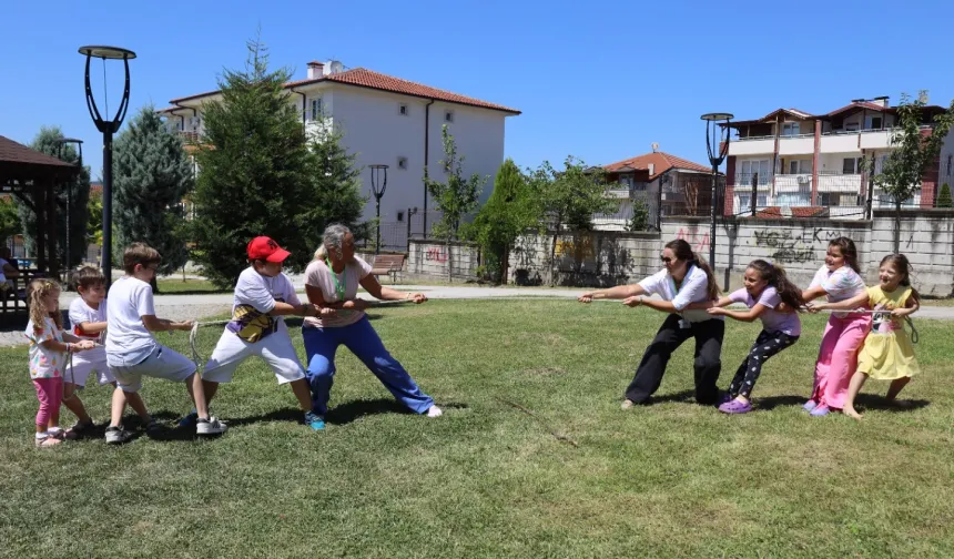 Kocaeli mahallelerinde 'geleneksel oyun' heyecanı
